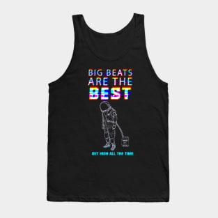 Get High All The Time Astronauts Tank Top